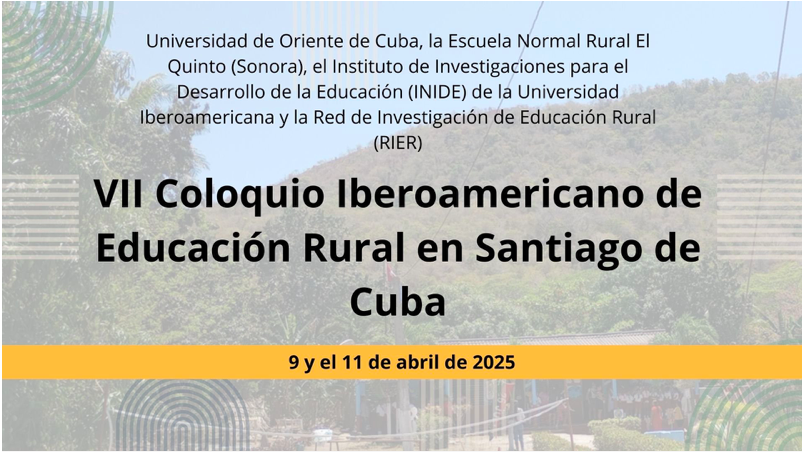 VII Coloquio Iberoamericano de Educación Rural, Cuba
