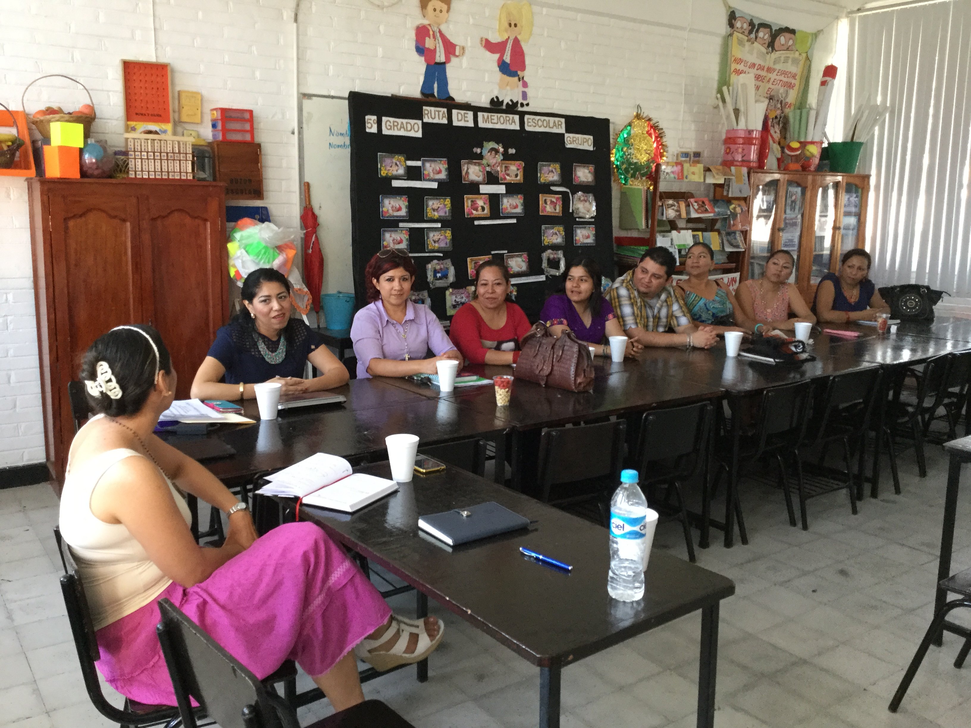 Reunión con supervisores escolares en Acayucan, Veracruz